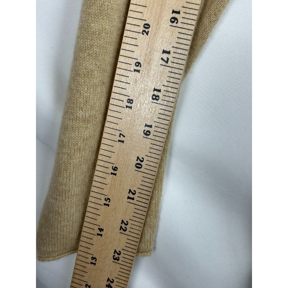 Lilly Pulitzer Cashmere Wrap Cardigan Sweater Jumper Womens Medium Beige - Picture 4 of 10